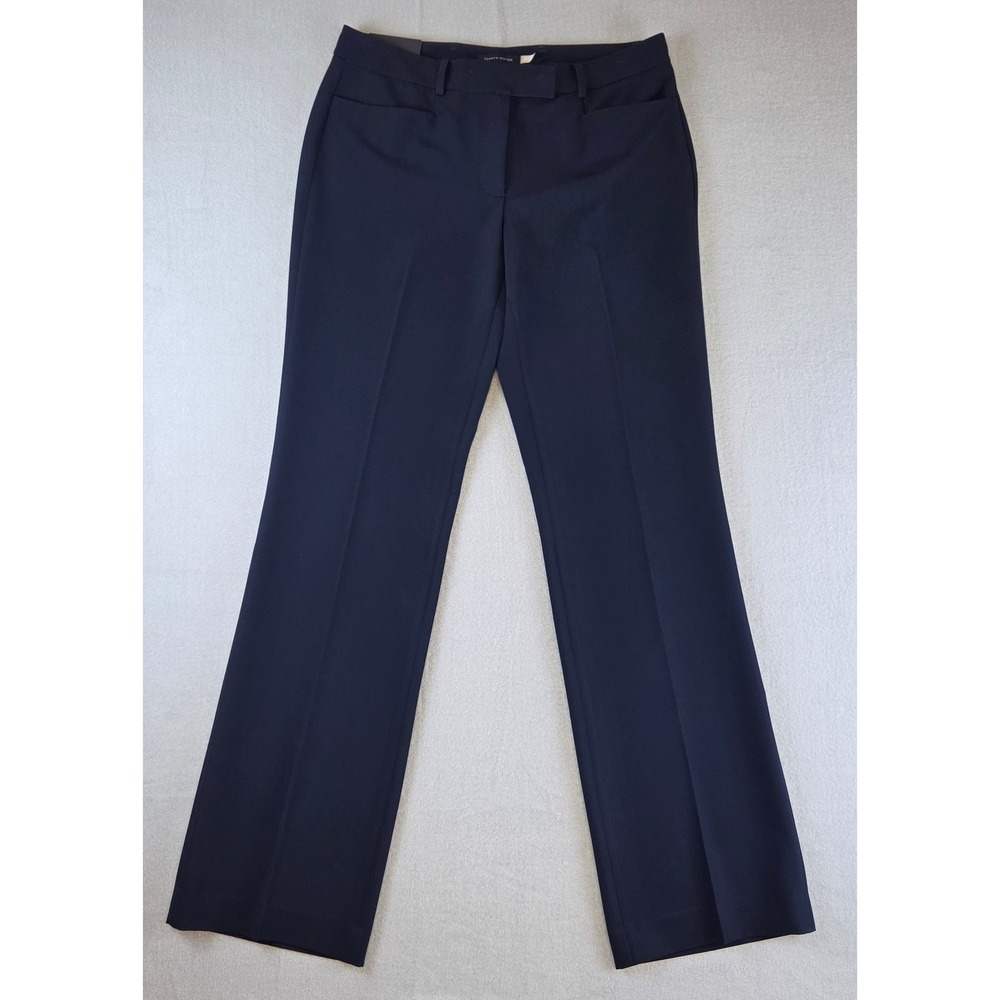 NWT Tommy Hilfiger Princeton Boot Leg Navy Blue Dress Pants Trousers Women's 4